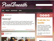 Tablet Screenshot of pixel-breath.com